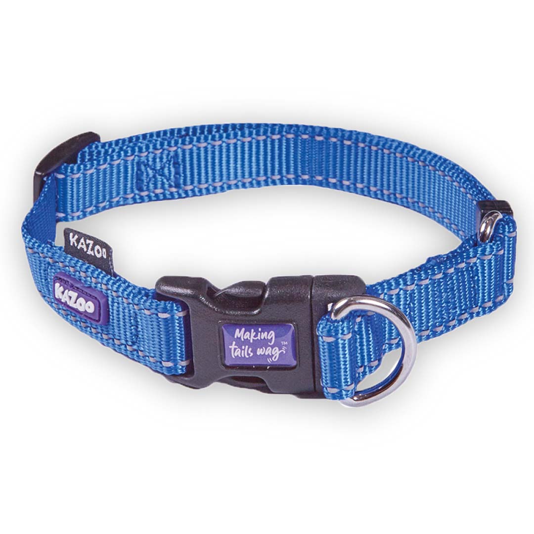 Classic Easy-clip Dog Collar - Blue