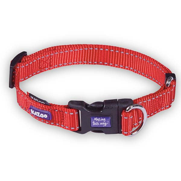 Classic Easy-clip Dog Collar - Red