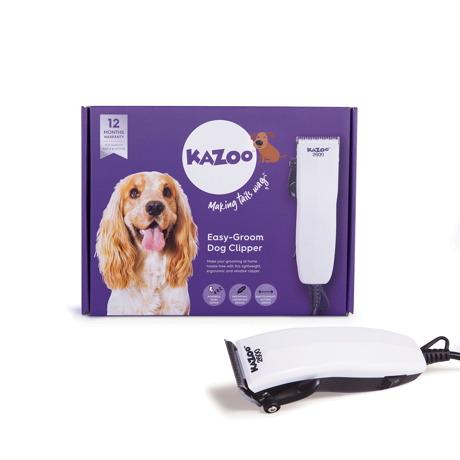 Easy-Groom Dog Clipper - Kazoo Pet Co