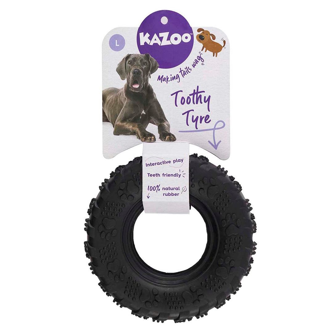 Toothy Tyre Dog Toy