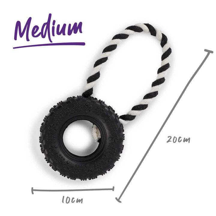 Toothy Tug Tyre Dog Toy