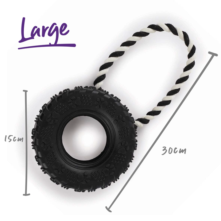 Toothy Tug Tyre Dog Toy
