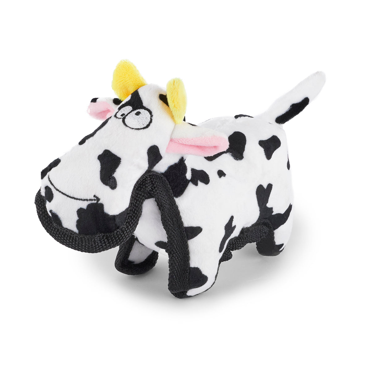Cow dog toy squeaker on sale