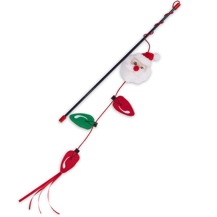 Christmas Cat Toy - Santa Wand Teaser