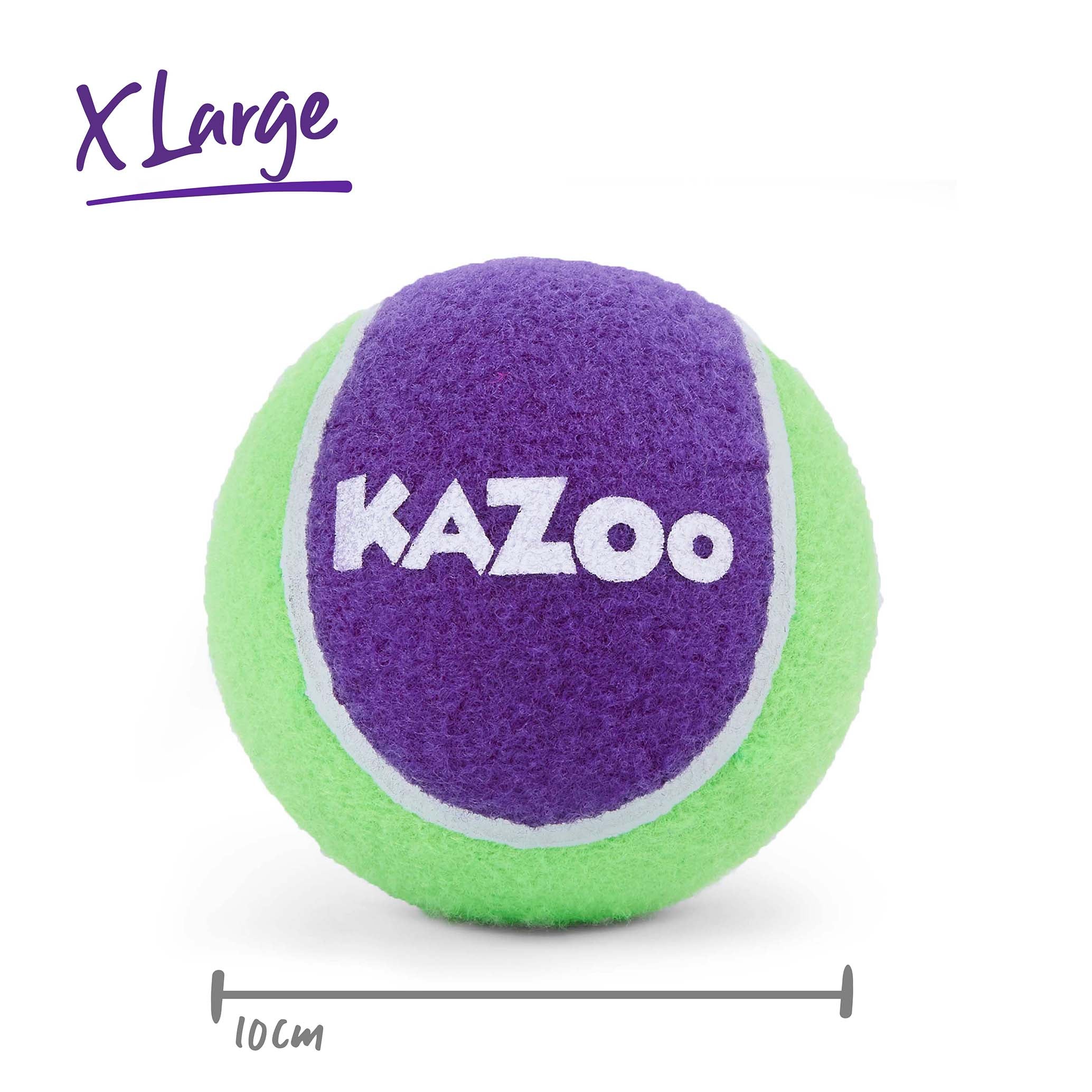 Large tennis store ball dog toy