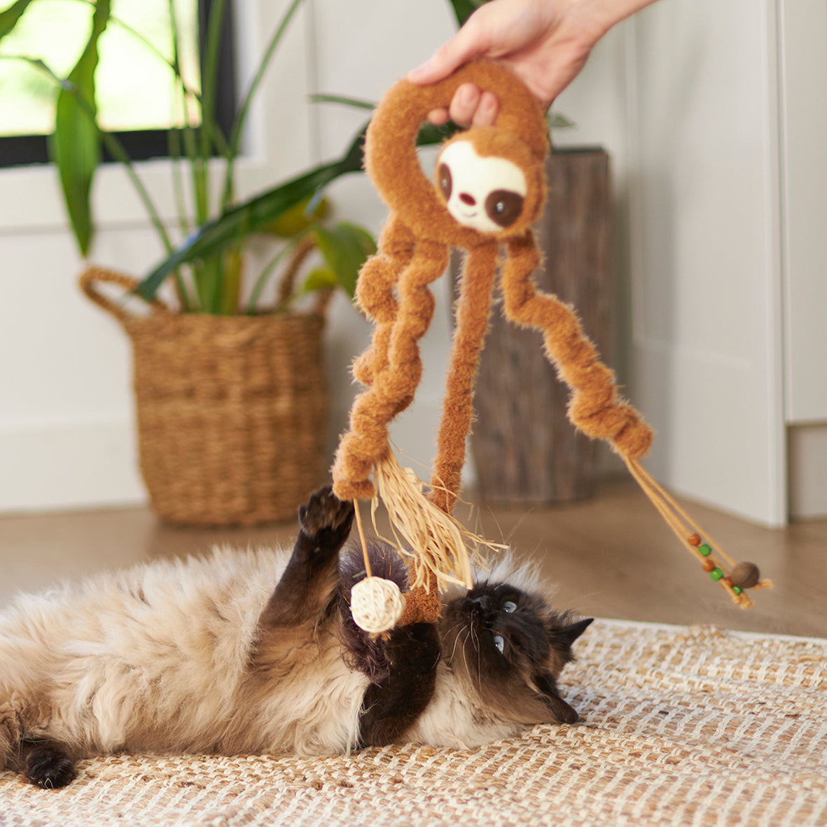 Sloth cat toy deals