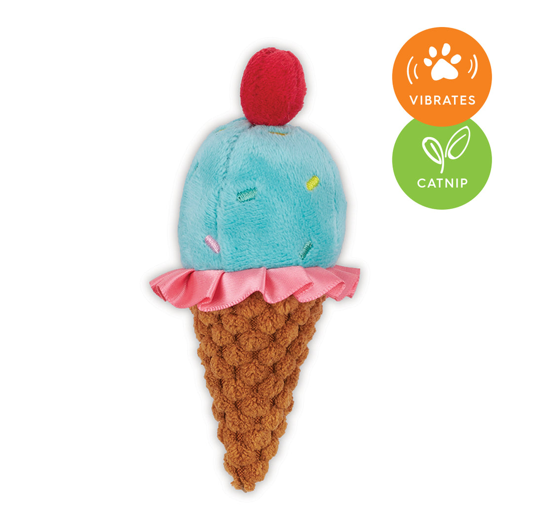 Icecream Vibes Cat Toy w/ Catnip