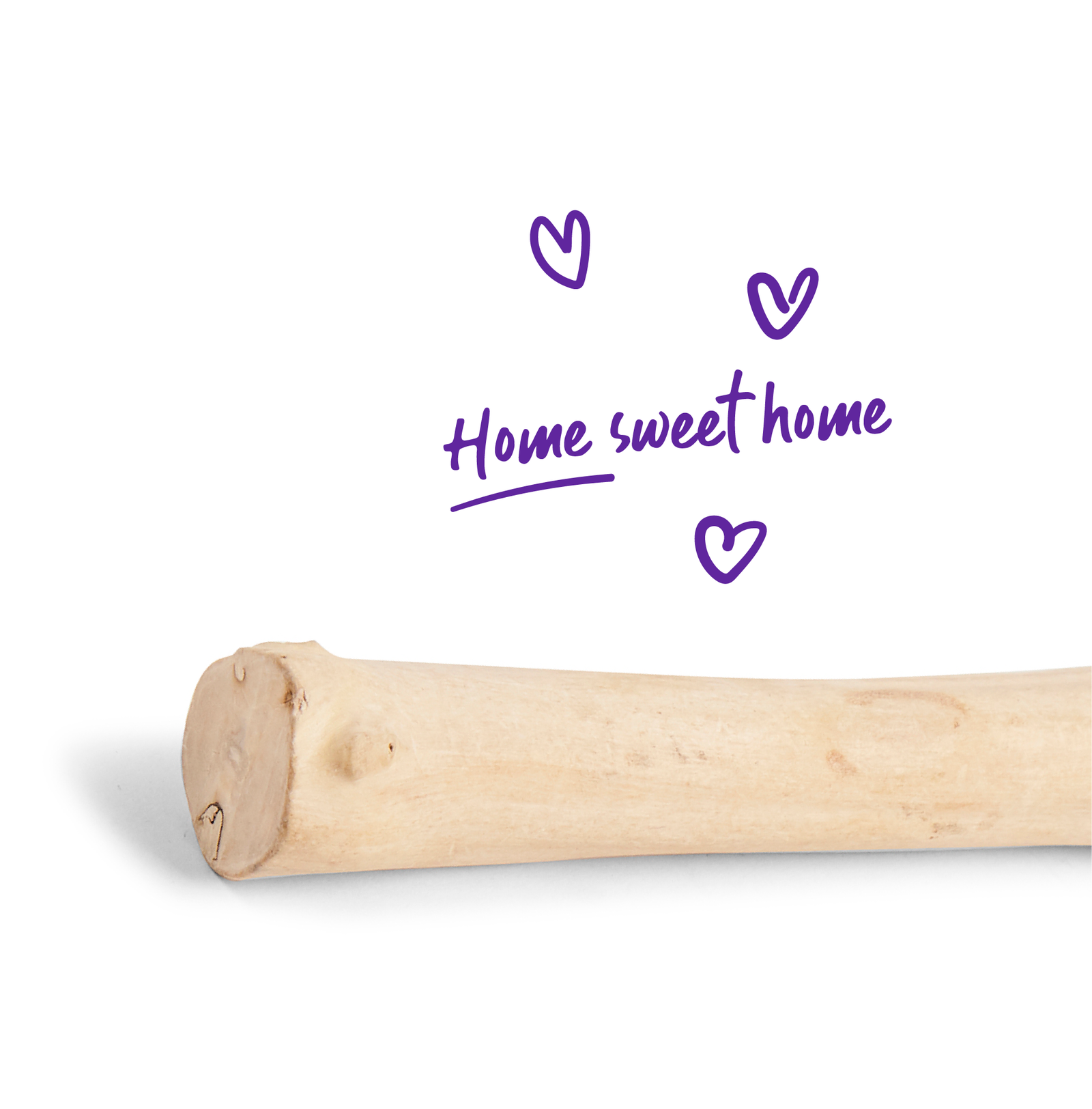 Natural Straight Perch - Kazoo Pet Co