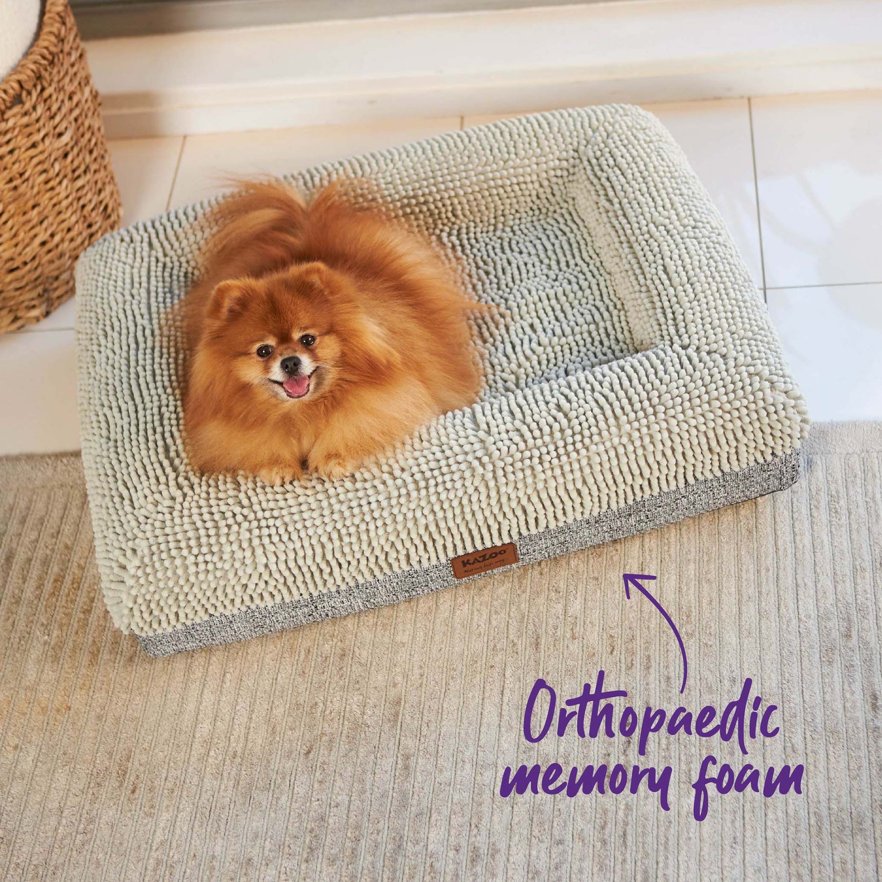 Wombat Dog Bed Massager Kazoo Pet Co