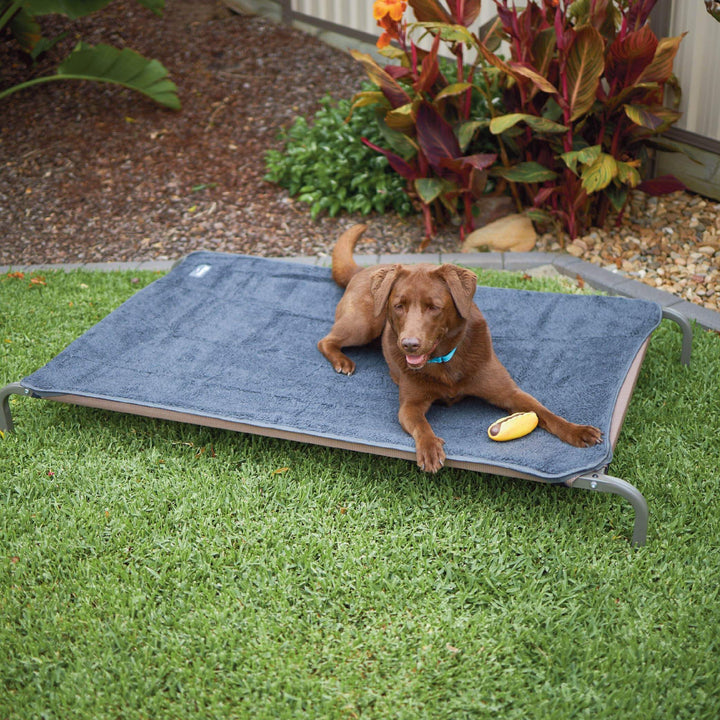 Comfy Outdoor Dog Bed Cover - Grey