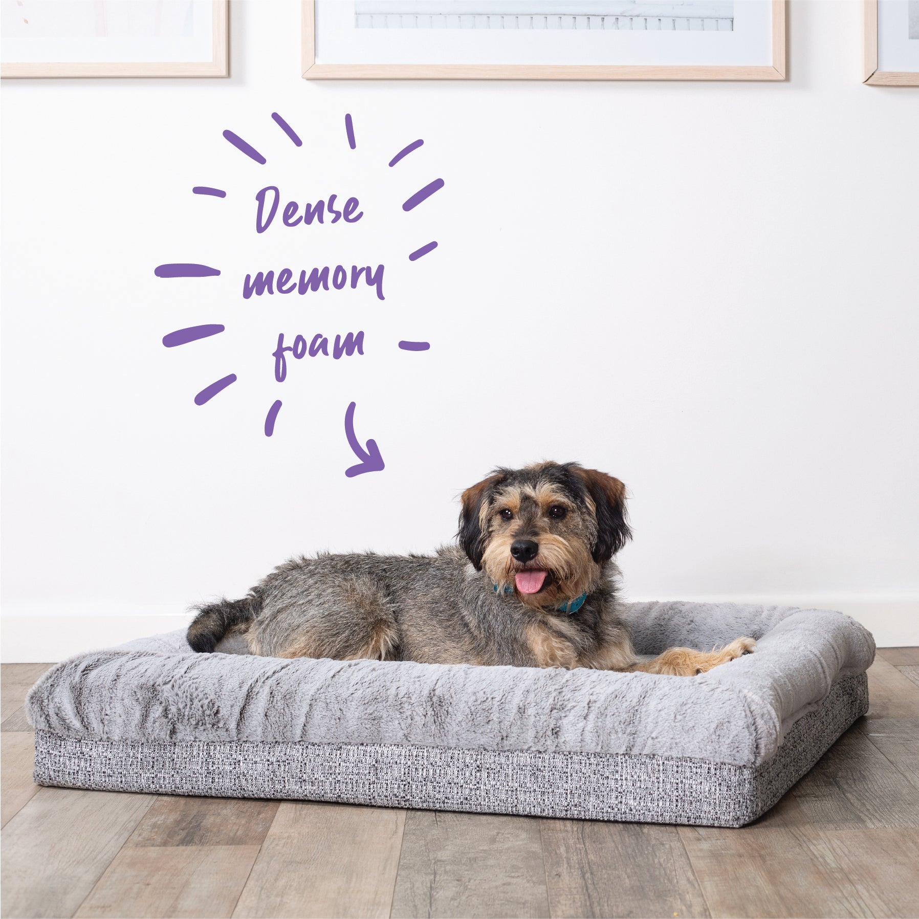 Wombat Plush Dog BedN Kazoo Pet Co