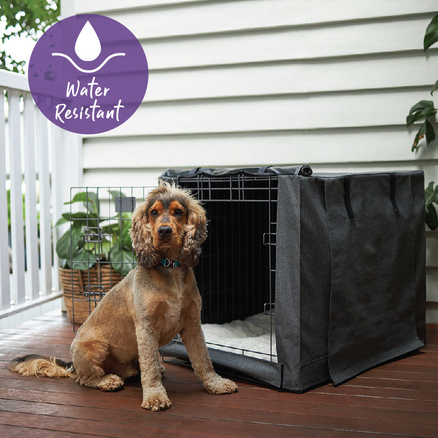 Covered dog deals crate