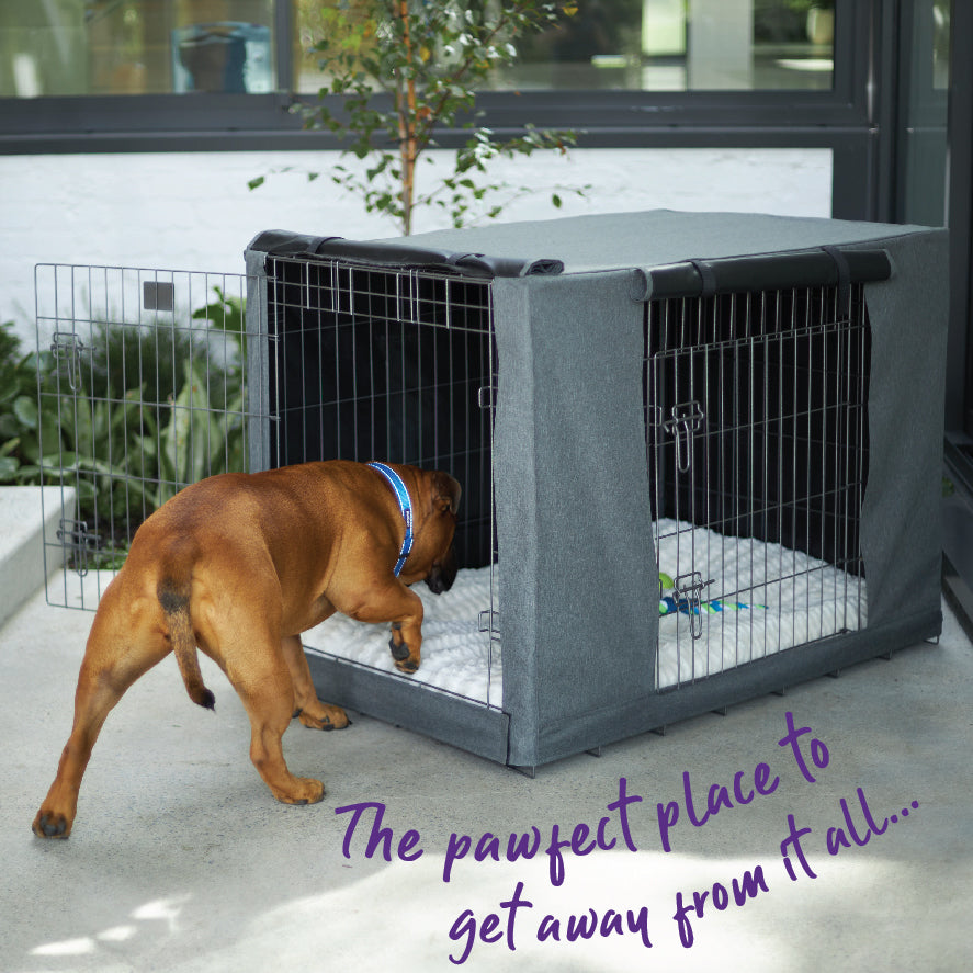 Illustration of Rubberized Dog Crate Covers