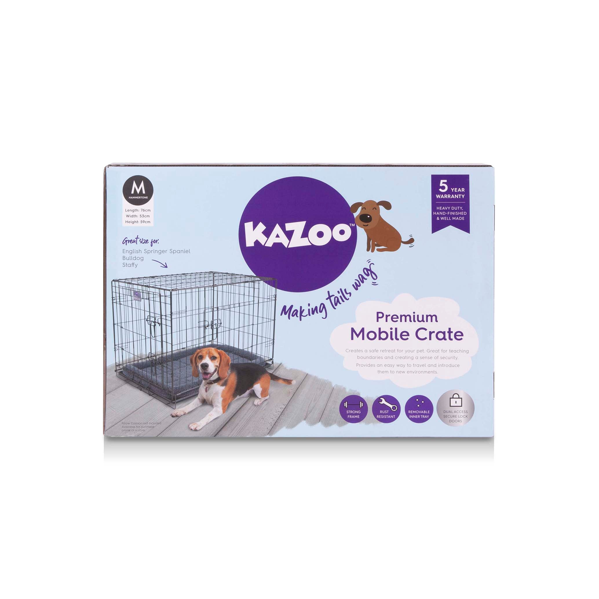 Premium Pet Crate Kazoo Pet Co