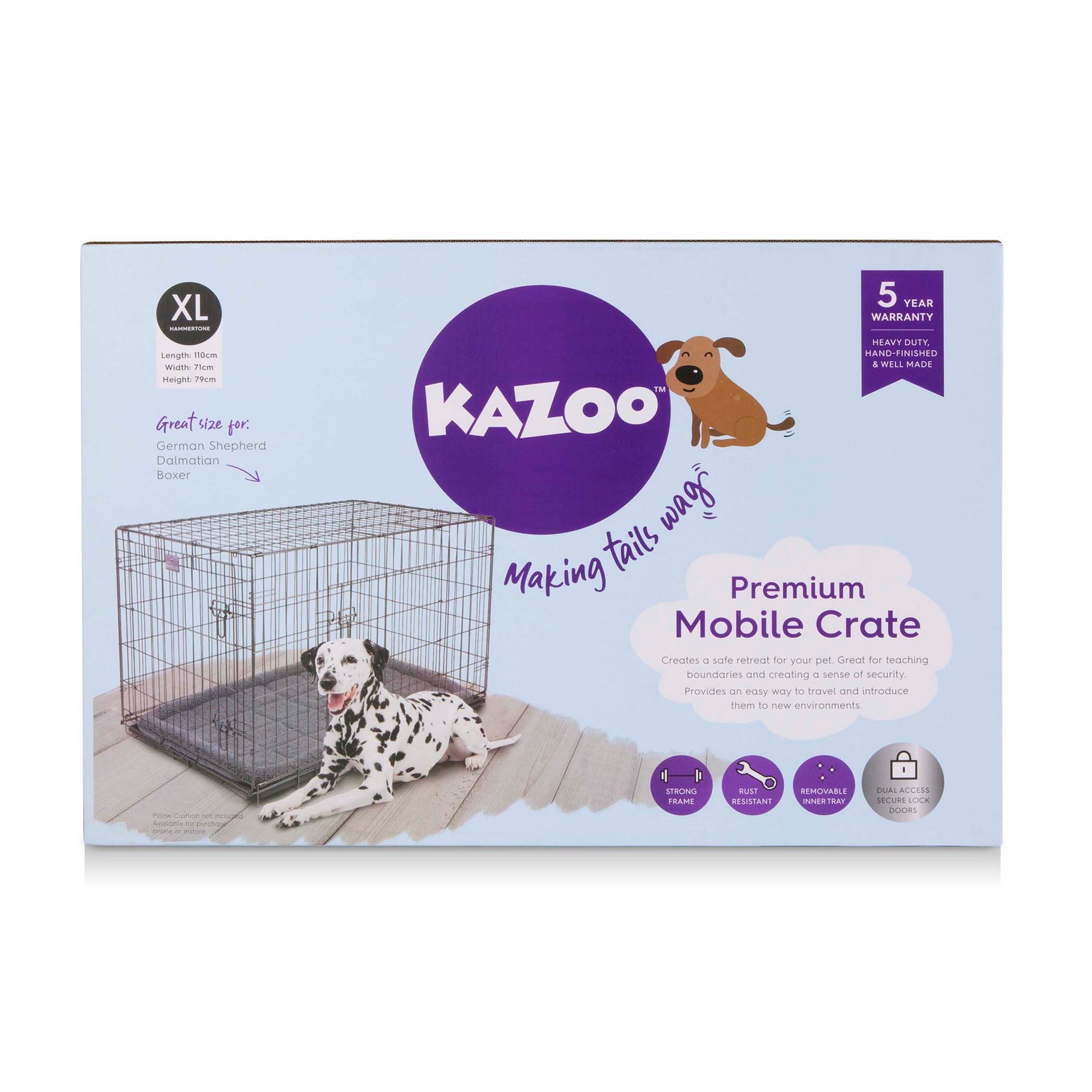 Premium Pet Crate Kazoo Pet Co