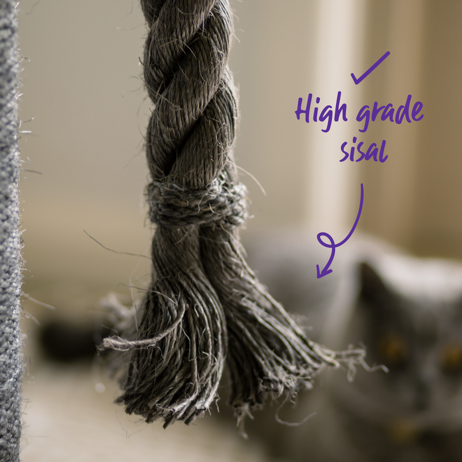 2 Chambers Cat Den Charcoal Kazoo Pet Co