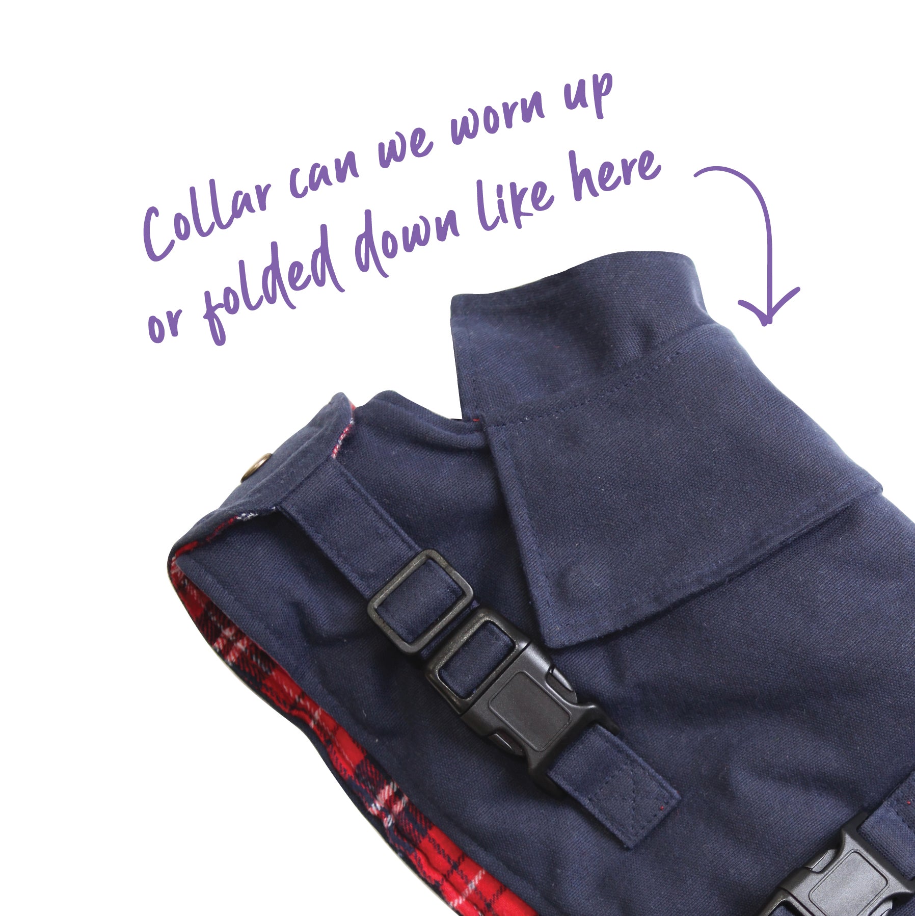 Aussie Oilskin Dog Coat Navy Kazoo Pet Co