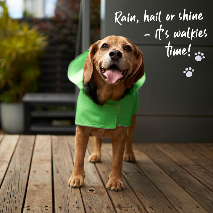Rainy Days Dog Raincoat - Neon Green