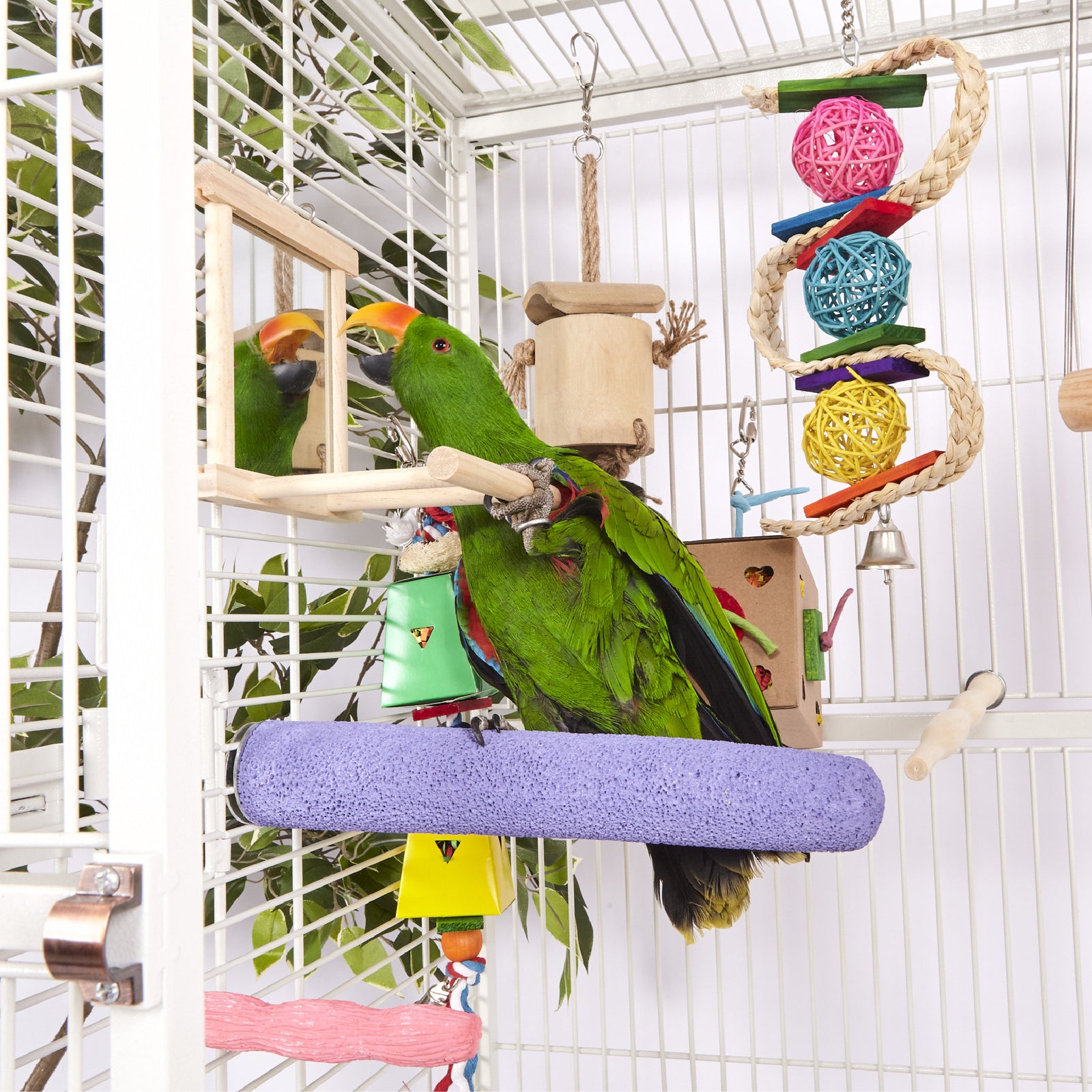 Snake Wicker Ball & Bell - Kazoo Pet Co