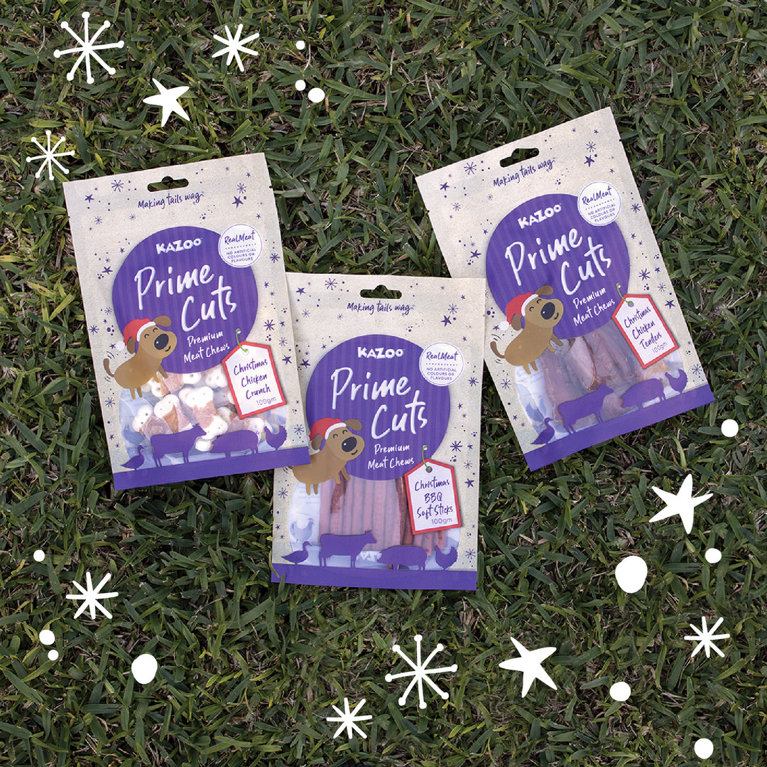 Kazoo Prime Cuts - Christmas Chicken Dog Treats 100g