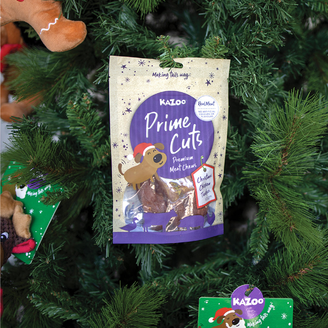 Kazoo Prime Cuts - Christmas Chicken Dog Treats 100g