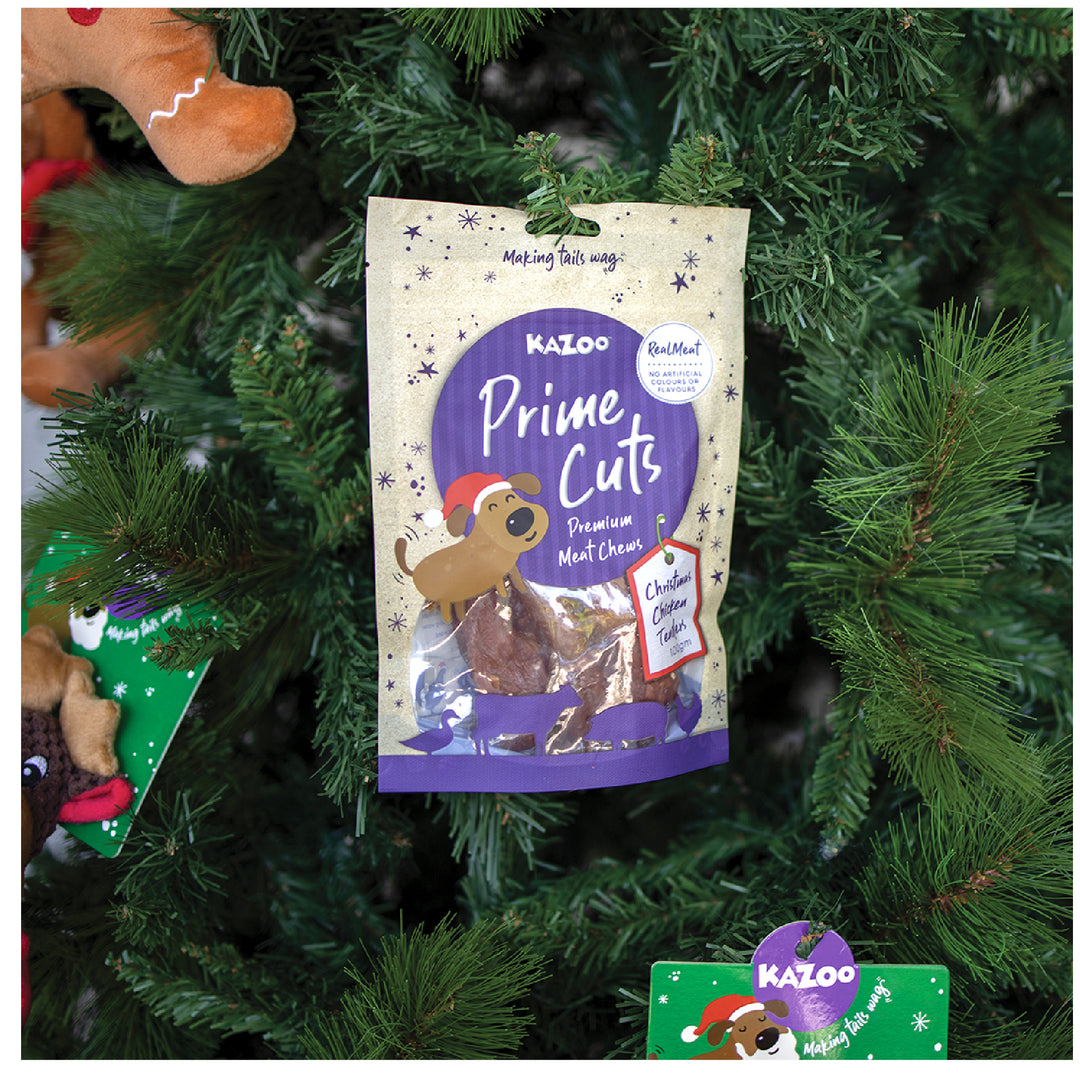 Kazoo Prime Cuts - Christmas Chicken Dog Treats 100g