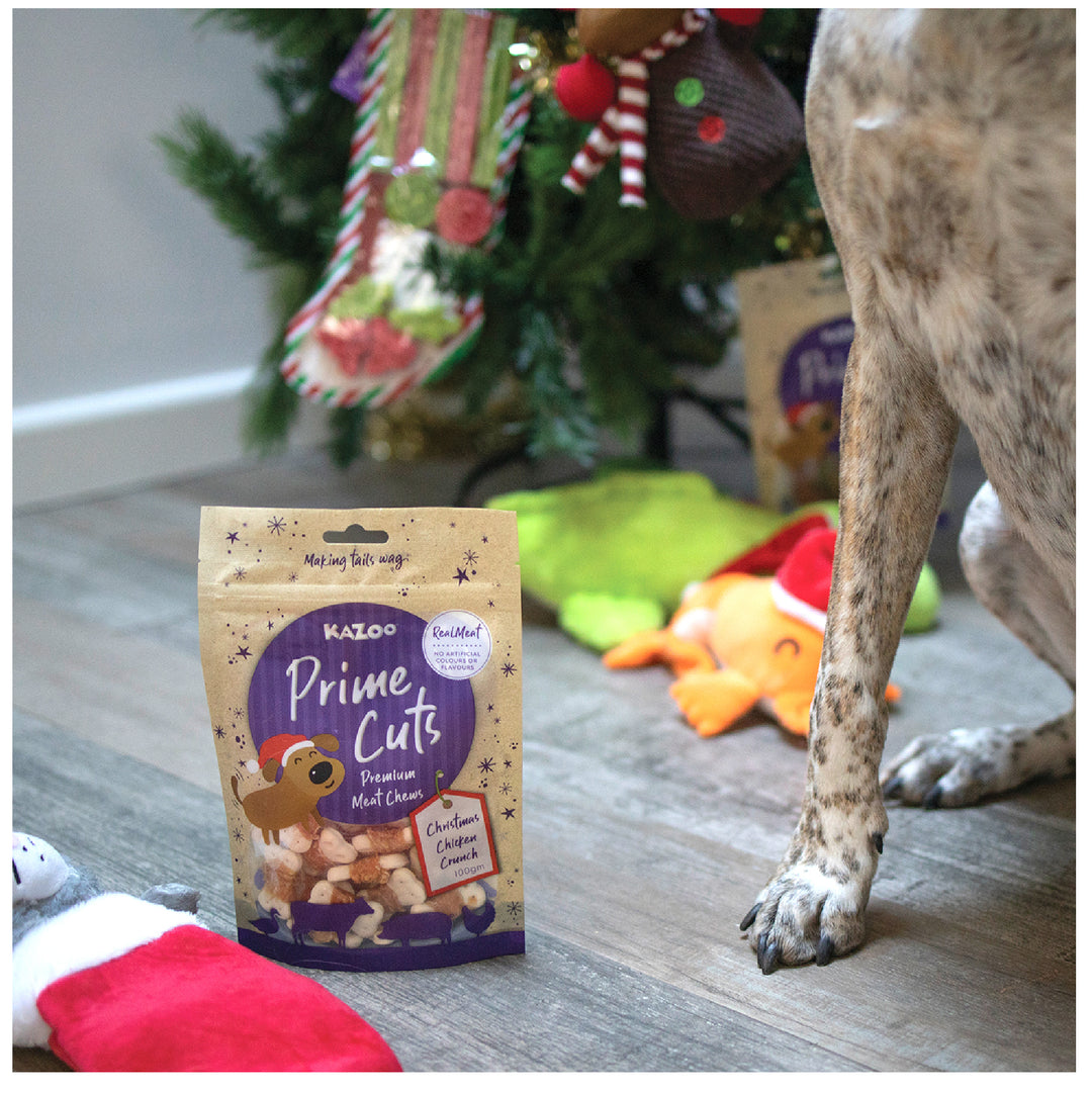 Kazoo Prime Cuts - Christmas Chicken Dog Treats 100g