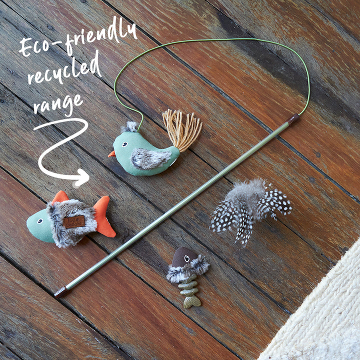 Eco-Friendly Squishy Fish with silvervine and recycled materials
