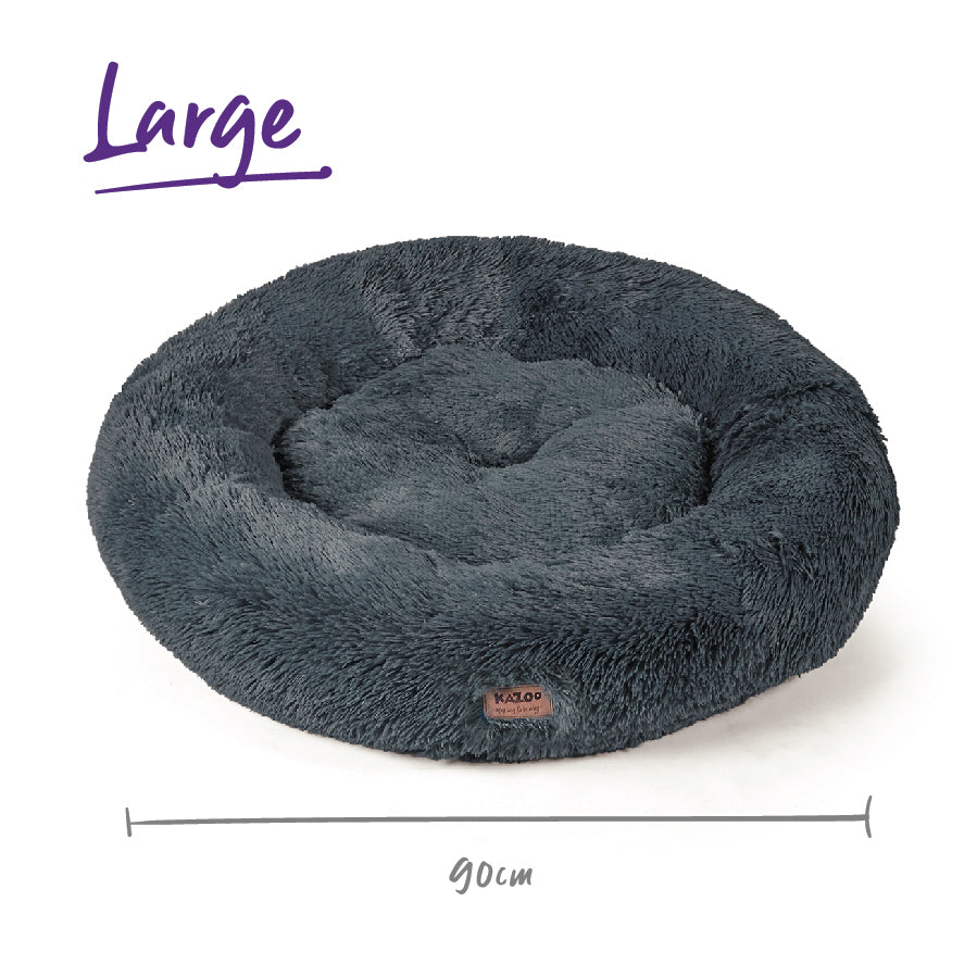 Peacock Dog Bed - Storm Grey